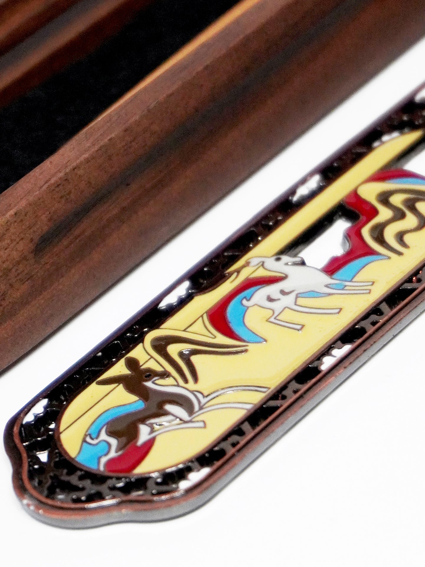 Cloud Deer Enameled Copper Incense Box | Chinese Fengshui Incense Holder with Handcrafted Cloisonné & Sacred Deer Symbolism