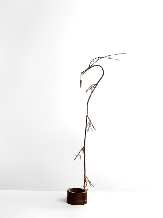 Purple Bamboo Dragon Incense Holder - 'Dragon Leaning on Bamboo Branches' | Chinese Zen Incense Stand with Eastern Mystical Power